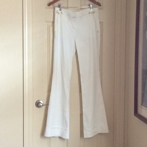 Bebe Linen Dress Pants Sz 6 - Picture 1 of 5
